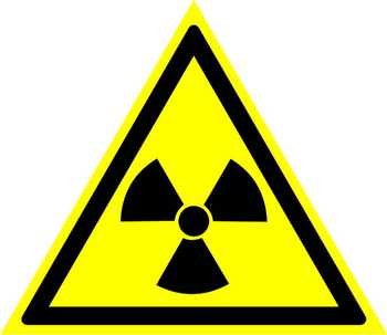 W05 опасно! радиоактивные вещества или ионизирующее излучение (пластик, сторона 200 мм) - Знаки безопасности - Предупреждающие знаки - Магазин охраны труда ИЗО Стиль